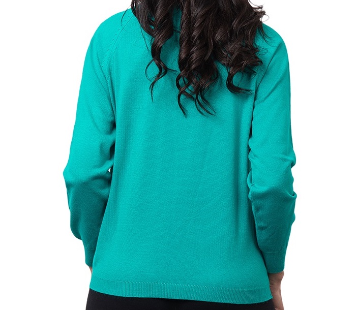 Blusa Lisa Gola Redonda Feminina Malharia Romano Blusa Lisa Gola Redonda Feminina Malharia Romano