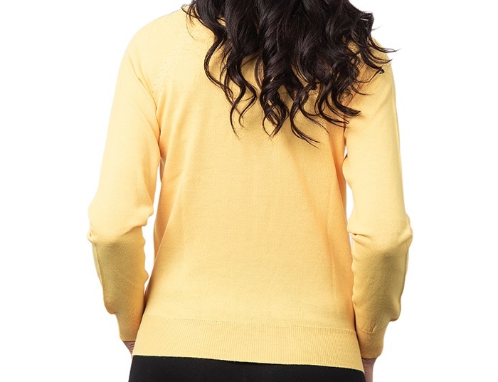 Blusa Decote V Feminino Malharia Romano